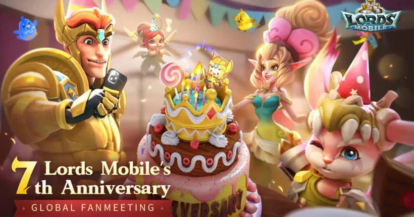 Lords Mobile ฉลองครบรอบ 7 ปีอย่างยิ่งใหญ่! ขึ้นป้ายบิลบอร์ดทั่วโลก!