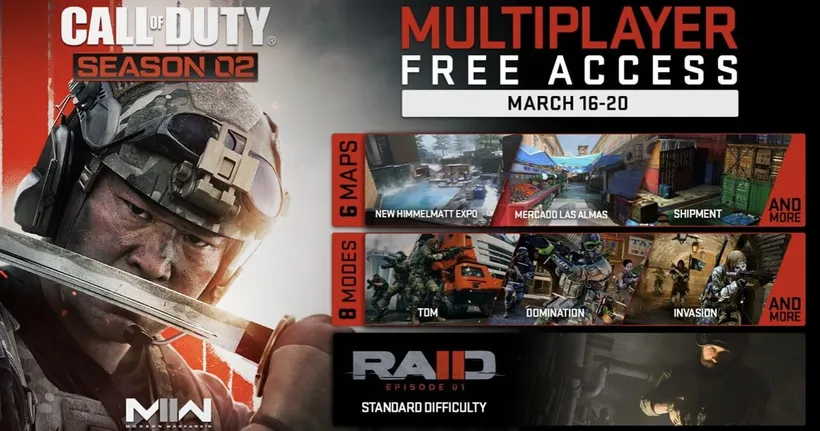Call of Duty : Modern Warfare II เปิดเล่นฟรี 5 วัน เริ่ม 17 มีนาคมนี้