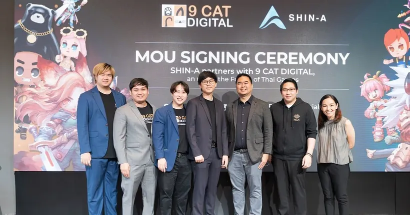 SHIN-A จับมือ 9 CAT DIGITAL ยกระดับอุตสาหกรรมเกมไทย ขยายขอบเขตไปสู่สากล