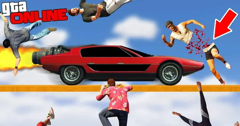 คนวิ่งก็ต้องวิ่งคนซิ่งก็ต้อง(ห้ามหยุด)เพราะถ้าหยุด ..ตู้มมม? (GTA 5 Online) - GAME OVER