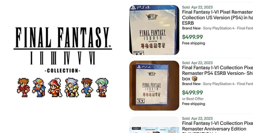 FF Pixel Remaster เวอร์ชั่นแผ่นถูกปั่นราคาบน eBay จนราคาพุ่งเป็นหลักหมื่นบาท