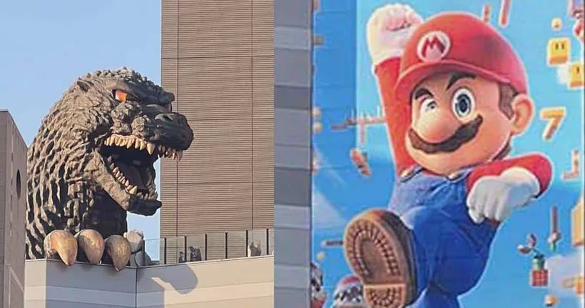 จะเป็นอย่างไร! เมื่อ Godzilla ราชามอนสเตอร์เจอกับ Super Mario ราชาวิดีโอเกมในโตเกียว
