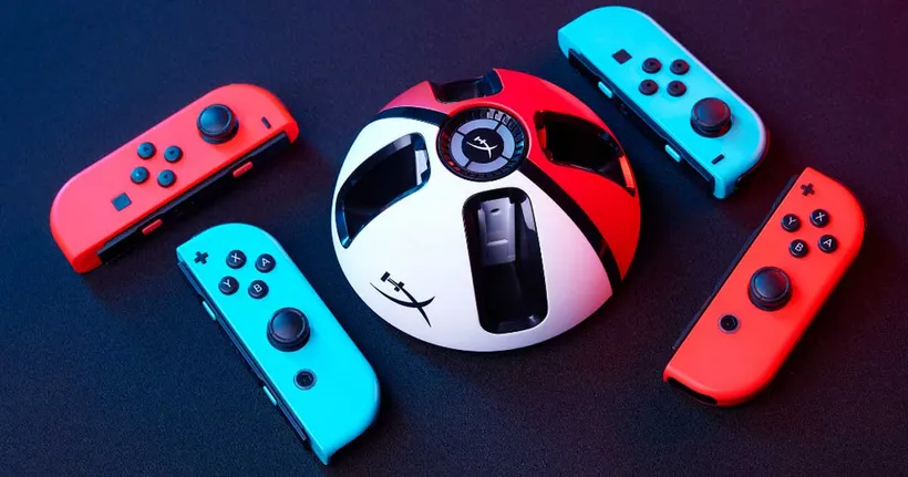 HyperX เปิดตัวแท่นชาร์จ Joy-con ที่หน้าตาเหมือน Pokeball ไม่มีผิด