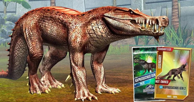 Jurassic World: The Game EP337 UNLOCKED KAPROSUCHUS GEN2 - Plammy naja