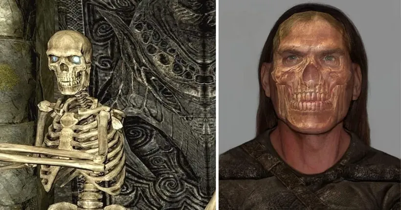 นักวิทยาศาสตร์ไขปริศนา สร้างใบหน้าคนจากโครงกระดูกในเกม Skyrim