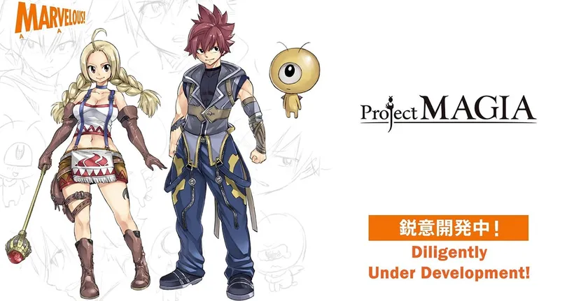จารย์ขยันจัด! Project Magia เกมที่ดีไซน์ตัวละครโดย อ. Hiro Mashima!
