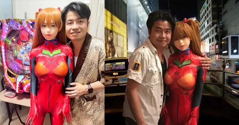 ชายชาวจีนแต่งงานกับตุ๊กตา Asuka จากซีรี่ส์ Neon Genesis Evangelion