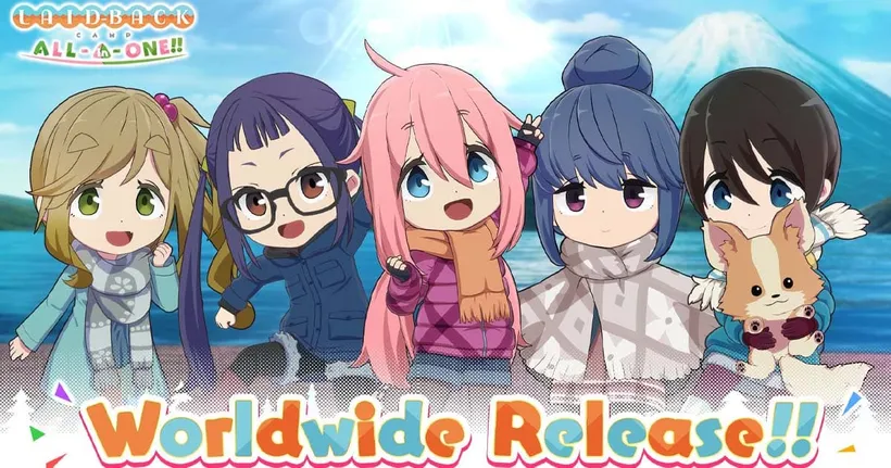 Laid-Back Camp All-in-one!! พร้อมออกตั้งแคมป์กับเหล่าสาวน้อยแล้วทั้งบน Android และ iOS !