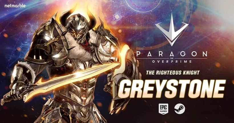ต้อนรับการปรากฏตัว ‘เกรย์สโตน’ อัศวินสุดกล้าหาญคนใหม่ ใน Paragon: The Overprime