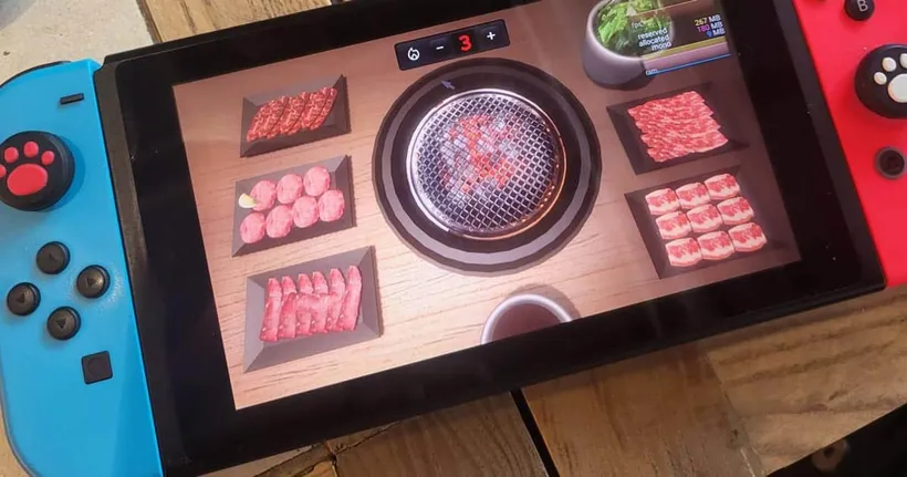 เกมจำลองการย่างเนื้อ Yakiniku Simulation เผยภาพสกรีนชอตแรกบน Nintendo Switch