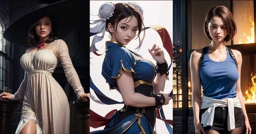 รวมภาพตัวละครจากเกมและอนิเมะที่ถูกรังสรรค์ให้กลายเป็นคนจริงด้วย AI