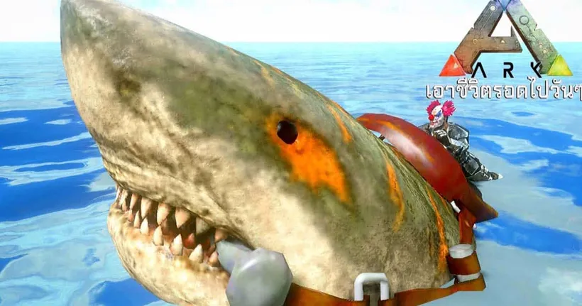 ARK เอาชีวิตรอดไปวันๆวันที่ 67 พาเจ้าหลามเมกาโลดอนออกล่าเนื้อ!!!