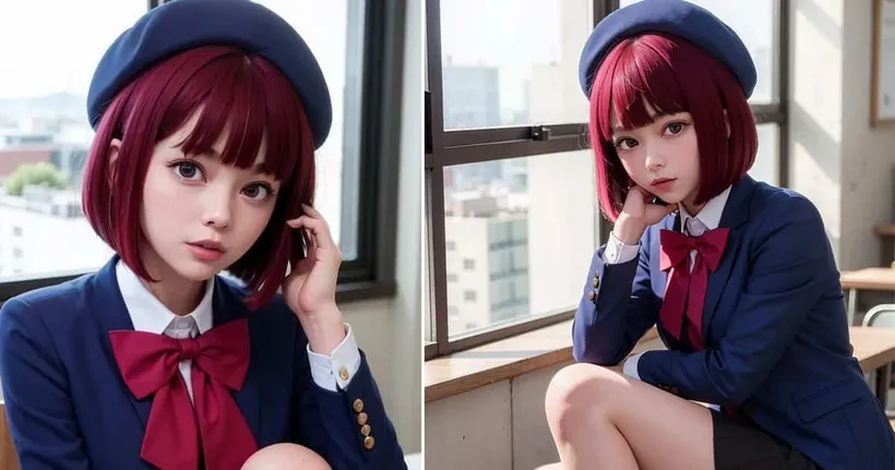 ผู้ใช้ AI สร้างภาพ Kana Arima จาก Oshi no Ko ในรูปแบบสาวสมจริง