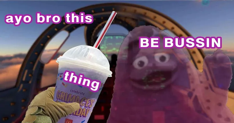จะเป็นอย่างไรเมื่อดื่ม Grimace Shake ระหว่างอยู่ท่ามกลางสมรภูมิรบใน War Thunder