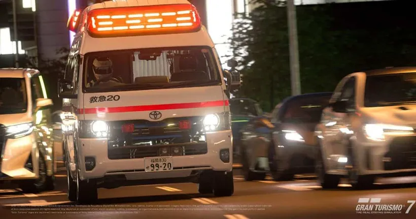 Gran Turismo 7 เพิ่มรถพยาบาลเข้ามาให้ผู้เล่นขับ พร้อมฟีเจอร์สุดสมจริง