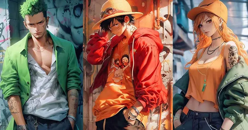 เมื่อผู้ใช้ AI รังสรรค์ตัวละคร One Piece ในรูปแบบสุดแนว