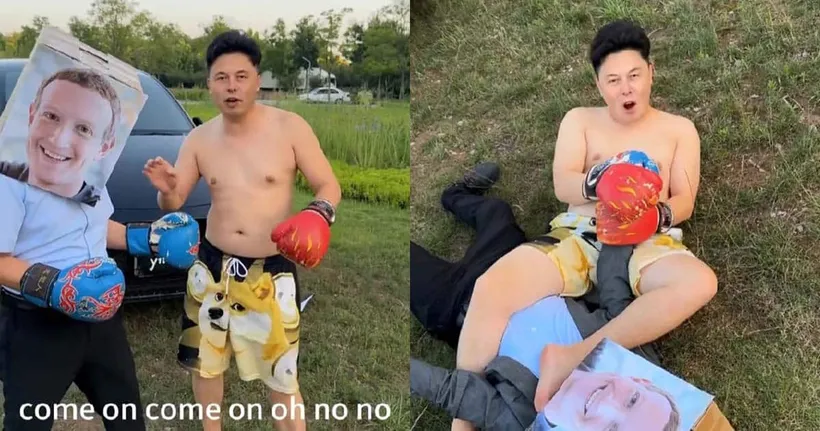 อย่างปั่น! หนุ่มจีนหน้าเหมือน Elon Musk โชว์ซ้อมมวยลง TikTok จนกลายเป็นไวรัล