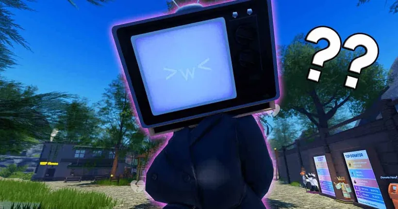 แต่งตัวเป็น TV Woman ลูบหัวผู้เล่น | Roblox VR