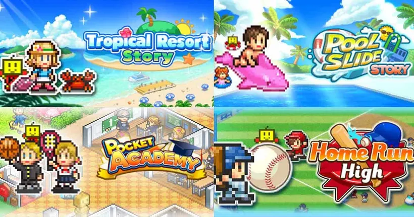 Bundle ลับ! ซื้อ 4 ถูกกว่ากับ Kairosoft Summar Vacation Bundle ในราคาเพียง 148 บาท