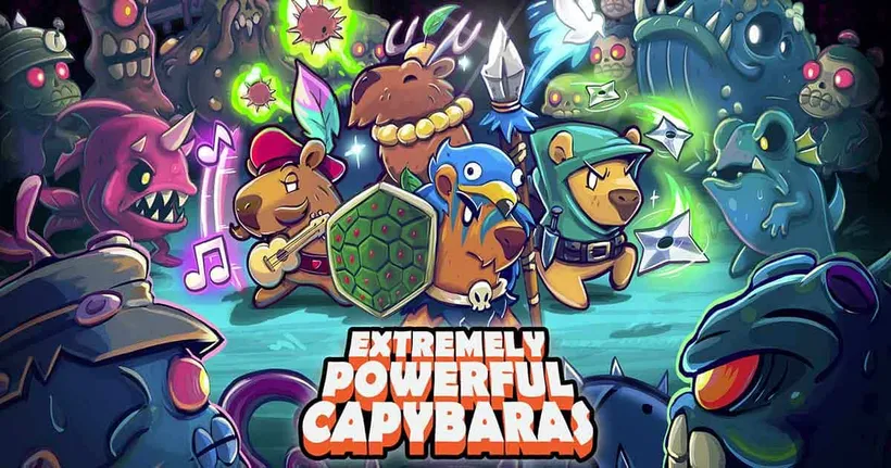 Extremely Powerful Capybaras รับบทนักรบคาปิบาร่า เล่นฟรีบน Steam