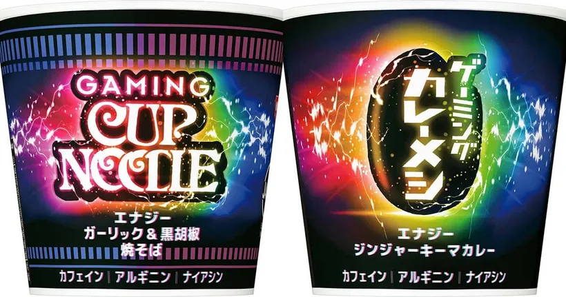 Nissin ออกบะหมี่ถ้วยผสมคาเฟอีนสำหรับเกมเมอร์ เพื่อเล่นได้ยาวนานยันหว่าง