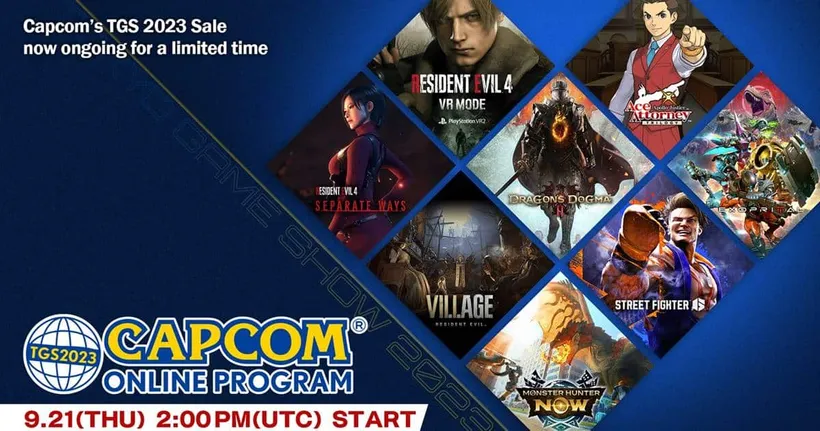 เผยอัปเดตรายชื่อเกมใหม่ งานแคปคอมออนไลน์ใน Tokyo Game Show 2023  ออนแอร์ 21 กันยายนนี้