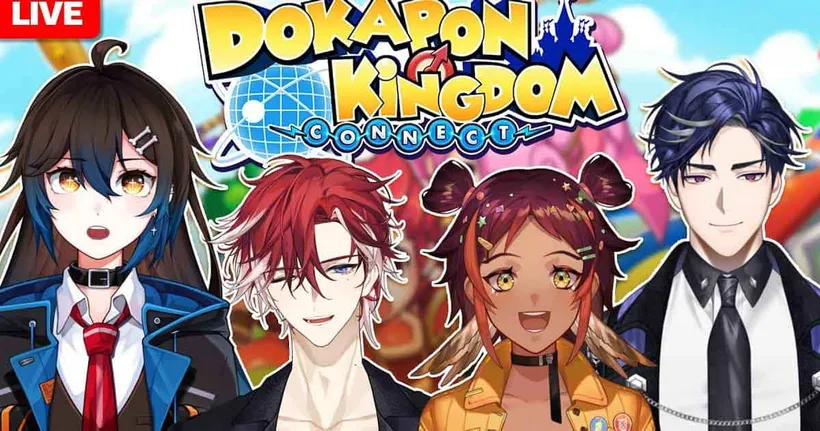 เกมคนจริง ft. @VermillVT @azuruvt @PanBiBi [Dokapon Kingdom: Connect] | HOKU