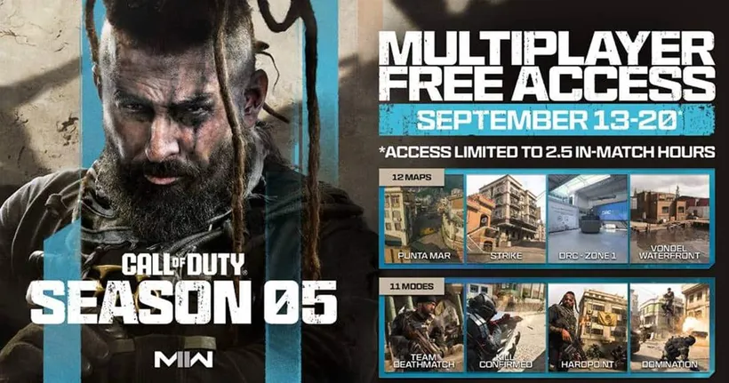Call of Duty : Modern Warfare II : Modern Warfare II Season 05 Reloaded เปิดให้ทดลองเล่นฟรีแล้ววันนี้!