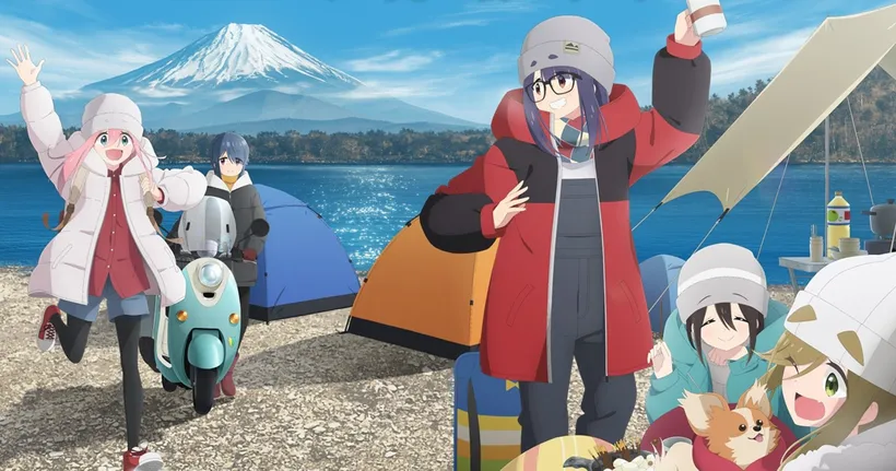 Laid-Back Camp แคมป์สบายสไตล์สาว ๆ ซีซั่น 3 ปล่อยทีเซอร์วิชวลและ PV ตัวแรก!