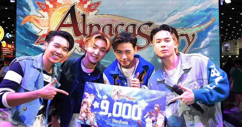 มินิคอนเสิร์ตกับ Have A Nice Day ที่บูธ Alpaca Story สุดนุ่มฟูในงาน Thailand Game Show 2023