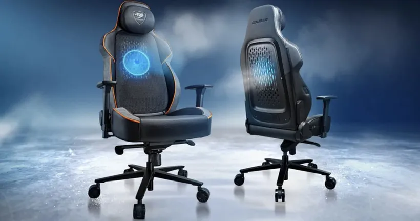 อยากได้! NxSys Aero เก้าอี้เกมมิ่งที่มีพัดลมระบายความร้อนด้านหลัง