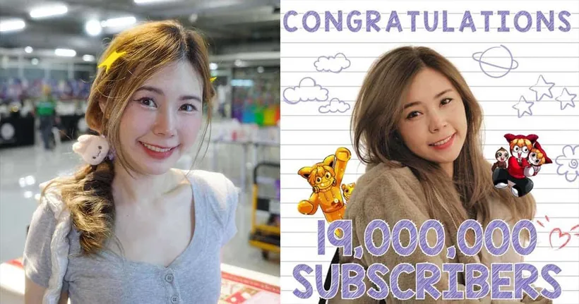 ขอแสดงความยินดีกับพี่แป้ง zbing z. ที่ในตอนนี้มียอดผู้ติดตาม 20 ล้านคนแล้ว!