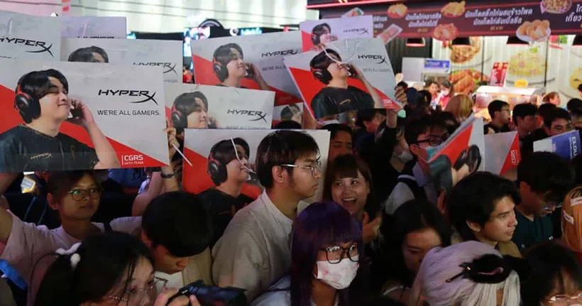 Meet & Greet สามหนุ่ม KirosZ, CGRS และ boyMinORu จาก MiTH ที่บูธ HyperX ในงาน Thailand Game Show 2023