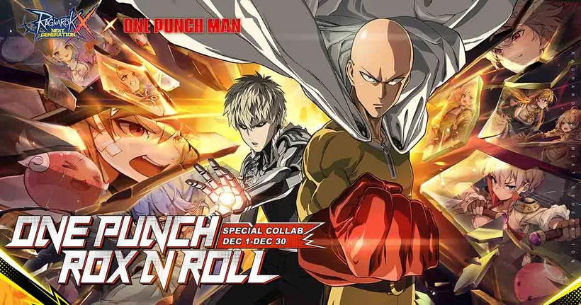 One Punch ROX n Roll! ROX อัปเดตสุดเจ๋งปลายปี คอลแลบอนิเมะ One-Punch-Man!