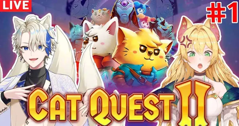 Cat Quest II | ขำกลิ้งแมวกับหมา(จิ้งจอก) #1 ft. @kyubi9