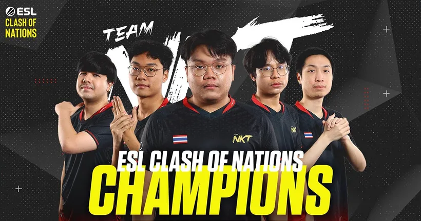 NKT ไร้พ่าย! คว้าแชมป์ VCT: ESL Clash of Nations 2023