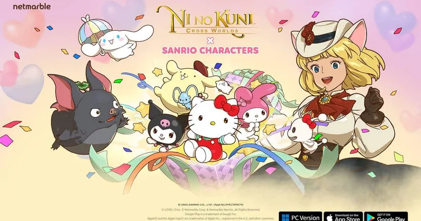 เหล่า Sanrio characters บุกโลก Ni no Kuni: Cross Worlds แล้ว พร้อมระเบิดความน่ารักในอัปเดตฮอลิเดย์สุดยิ่งใหญ่!