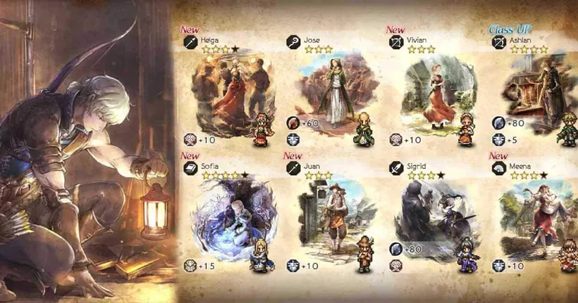 Octopath Traveler: CotC - Tier List ตัวละคร อัปเดตล่าสุด