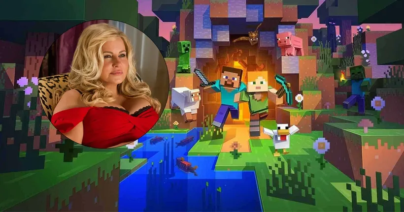 Jennifer Coolidge หรือคุณแม่สตีฟเลอร์ร่วมแสดงในภาพยนตร์ Minecraft
