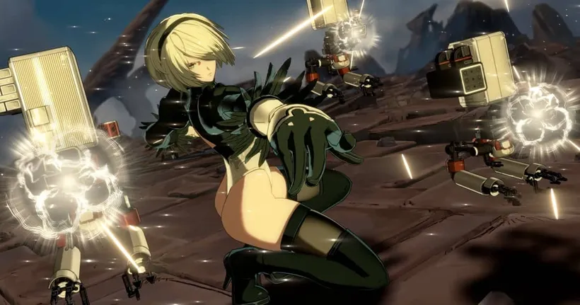 2B ในเกม GBF Versus: Rising มีชุดถอดกระโปรงเหมือนเกมต้นฉบับ