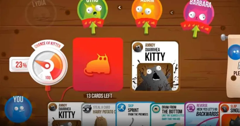 Exploding Kittens เกมการ์ดเหมียวระเบิด กำลังลดราคาบนมือถือระบบ Android