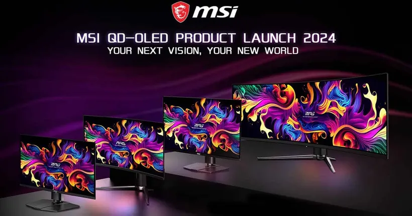 MSI เปิดตัว MSI QD-OLED จอพาเนลใหม่ แสดงผลสมจริง สีเข้มล้ำ ดำสุด จัดจ้านทุกเฉดสี เร็วแรงถูกใจเกมเมอร์
