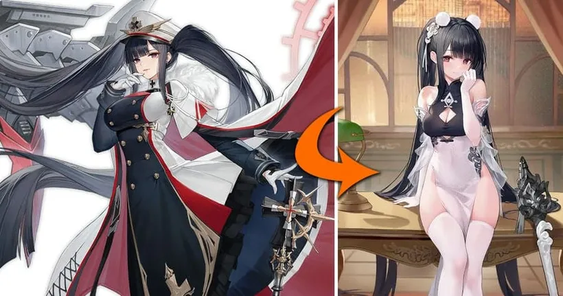 เกม Azur Lane แก้ไขสกินสาวเรือหลังโดนติงว่าต่างจากร่างปกติเกินไป