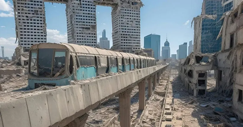 ขนลุก! ผู้ใช้ AI สร้างภาพกรุงเทพ ฯ ร้าง เหมือนมาจากเกม Fallout