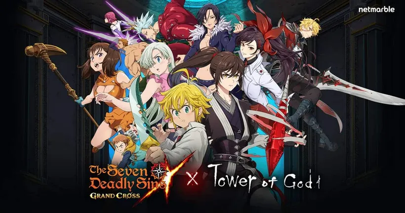 อัปเดตคอลแลปส์ The Seven Deadly Sins: Grand Cross ใหม่ รวมพลังร่วมกับเว็บตูน Tower of God สุดปัง !