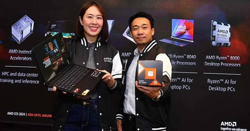 AMD เปิดตัวเดสก์ท็อปโปรเซสเซอร์ใหม่ Ryzen 8000G Series และกราฟิกการ์ด AMD Radeon RX 7600 XT