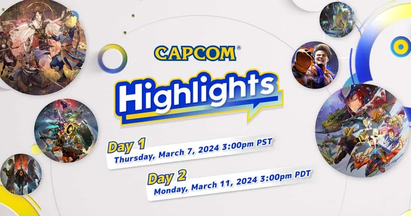 Capcom ประกาศจัดงาน Capcom Highlights โชว์รายละเอียดเกมแบบจัดเต็ม 2 วัน!