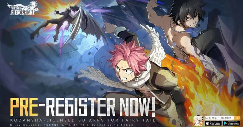 FAIRY TAIL: Fierce Fight เปิดให้ลงทะเบียนเตรียมออกผจญภัยบนมือถือสโตร์ไทยแล้ว!