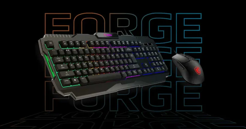 MSI เปิดตัวเมาส์และคีย์บอร์ดไลน์ใหม่ในชื่อ FORGE Series