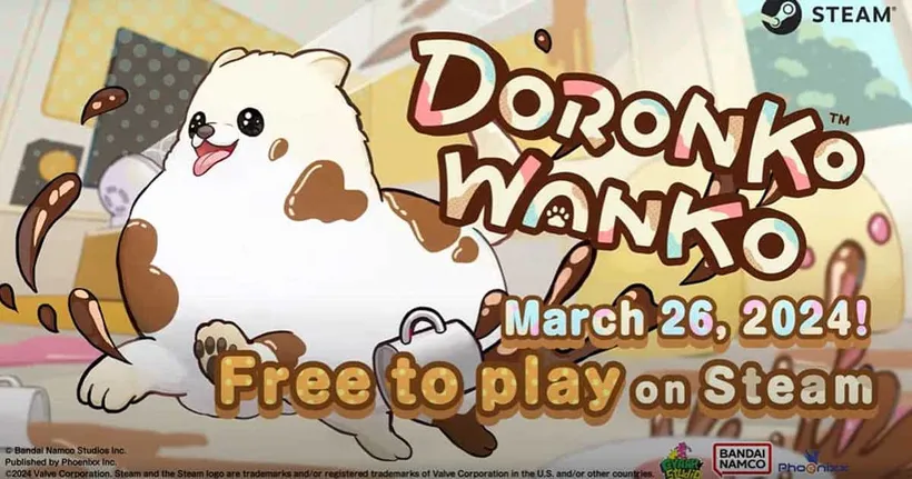 DORONKO WANKO เกมฟรี จาก Bandai สวมบทหมาปอมวิ่งป่วน 26 มีนาคมนี้